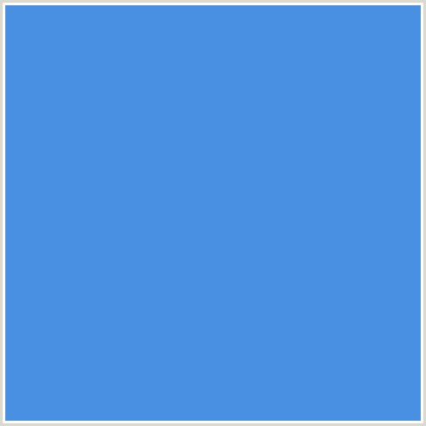 4A90E2 Hex Color Image (BLUE, HAVELOCK BLUE)