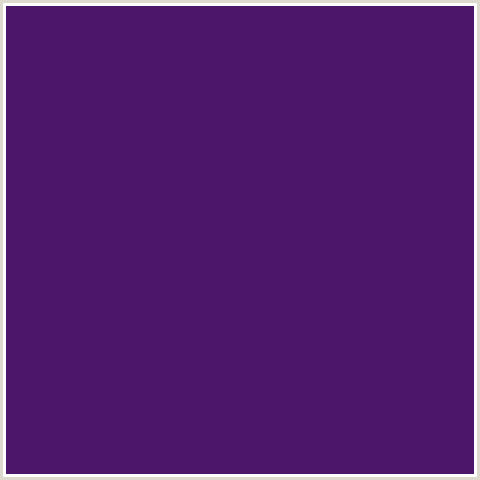4C176B Hex Color Image (SCARLET GUM, VIOLET BLUE)