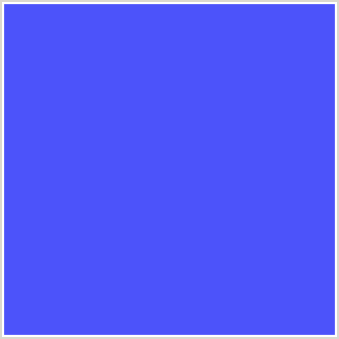 4C53FA Hex Color Image (BLUE, DODGER BLUE)