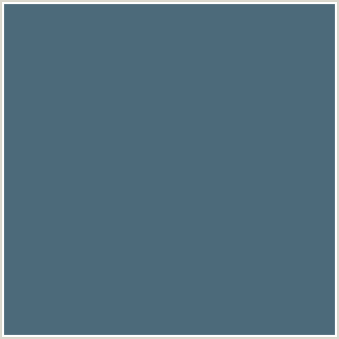 4C6A7A Hex Color Image (BLUE, BLUE BAYOUX)
