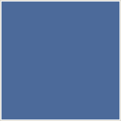 4C6A9A Hex Color Image (BLUE, KASHMIR BLUE)