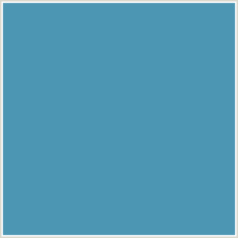 4C96B4 Hex Color Image (HIPPIE BLUE, LIGHT BLUE)
