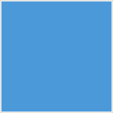 4C99D9 Hex Color Image (BLUE, HAVELOCK BLUE)