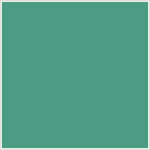 4C9C84 Hex Color Image (AQUA FOREST, BLUE GREEN)