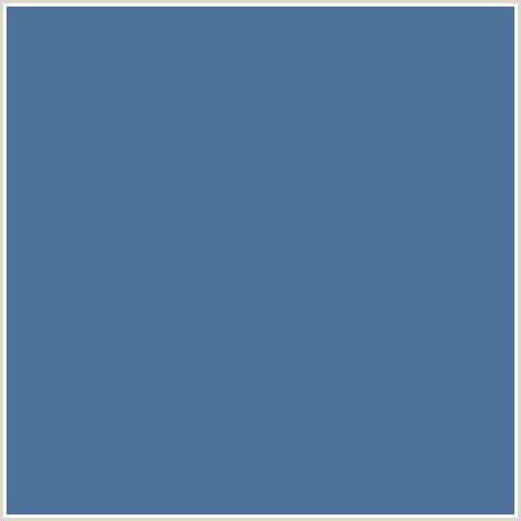 4D739A Hex Color Image (BLUE, KASHMIR BLUE)