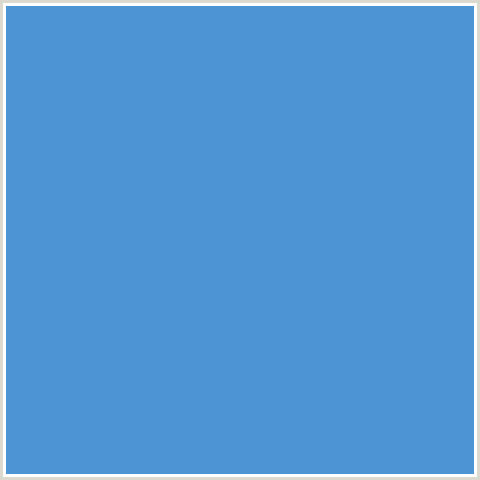 4D94D4 Hex Color Image (BLUE, HAVELOCK BLUE)