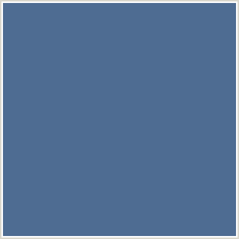 4E6C92 Hex Color Image (BLUE, KASHMIR BLUE)