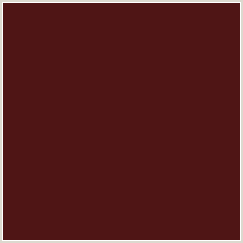 4F1515 Hex Color Image (BROWN DERBY, RED)