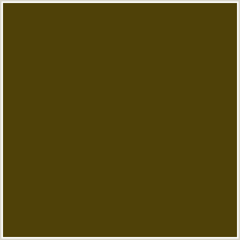 4F4108 Hex Color Image (BRONZE OLIVE, ORANGE YELLOW)