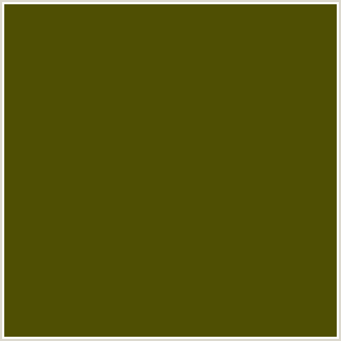 4F4F03 Hex Color Image (VERDUN GREEN, YELLOW GREEN)