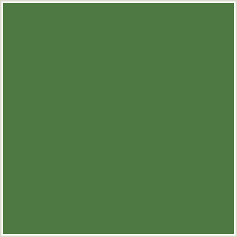 4F7942 Hex Color Image (FERN GREEN, GREEN)