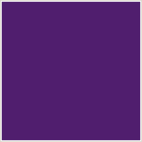 501E6E Hex Color Image (HONEY FLOWER, VIOLET BLUE)