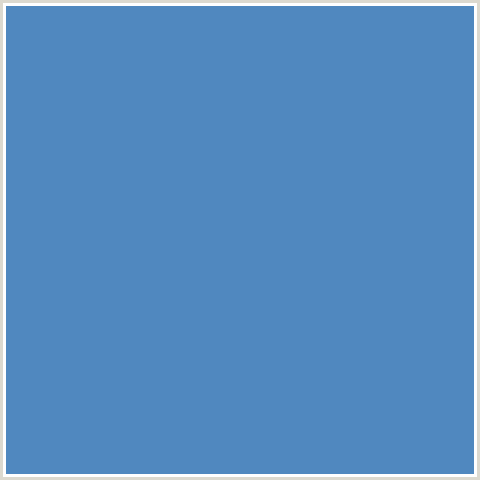 5088BF Hex Color Image (BLUE, STEEL BLUE)