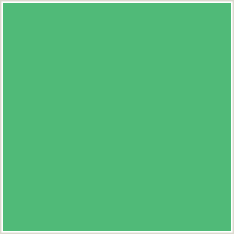 50BA78 Hex Color Image (GREEN BLUE, OCEAN GREEN)
