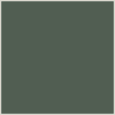 515E52 Hex Color Image (GREEN, NANDOR)