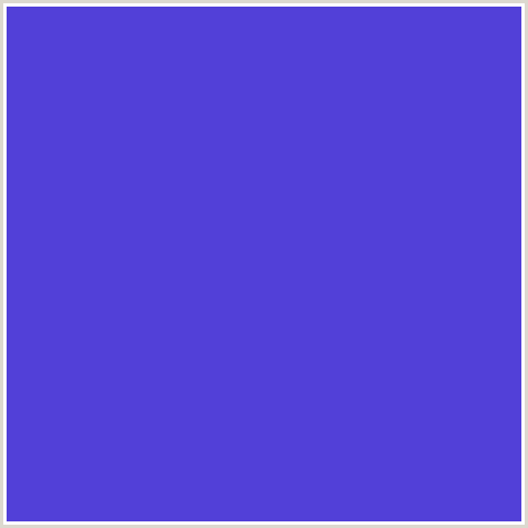 5240D8 Hex Color Image (BLUE, PURPLE HEART)