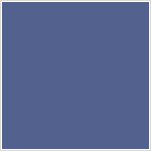 52618E Hex Color Image (BLUE, KASHMIR BLUE)