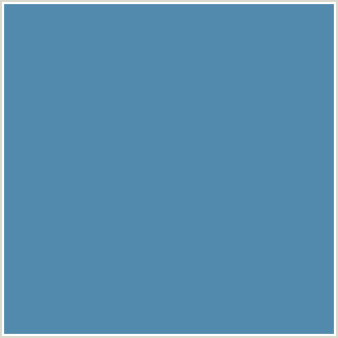 528AAE Hex Color Image (BLUE, HIPPIE BLUE)