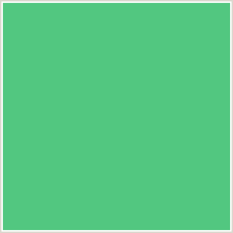 52C780 Hex Color Image (EMERALD, GREEN BLUE)