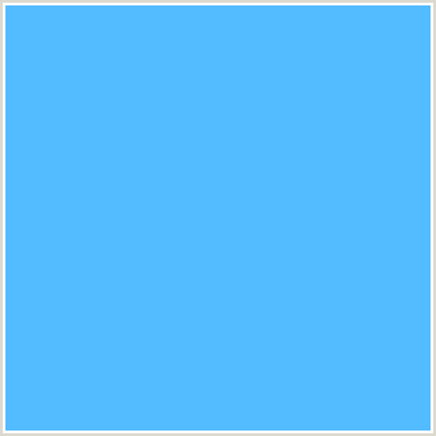 53BBFF Hex Color Image (BLUE, MALIBU)