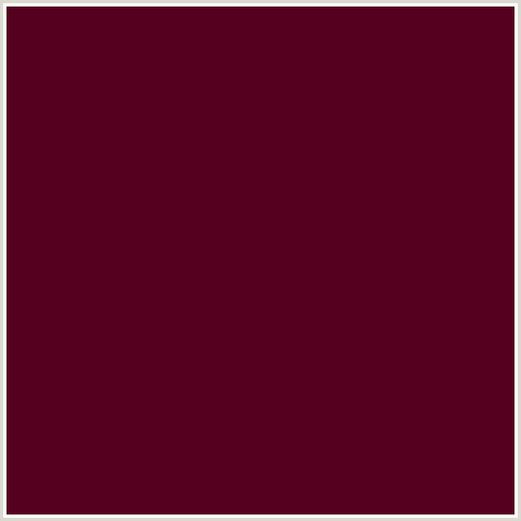 54001E Hex Color Image (CASTRO, RED)