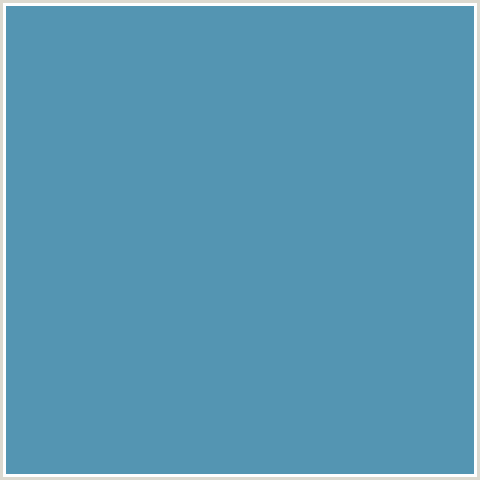 5495B2 Hex Color Image (HIPPIE BLUE, LIGHT BLUE, TEAL)