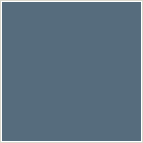 566C7D Hex Color Image (BLUE, BLUE BAYOUX)