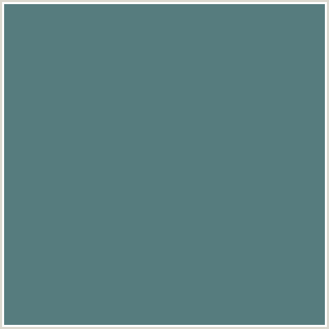 567C7E Hex Color Image (CUTTY SARK, LIGHT BLUE)