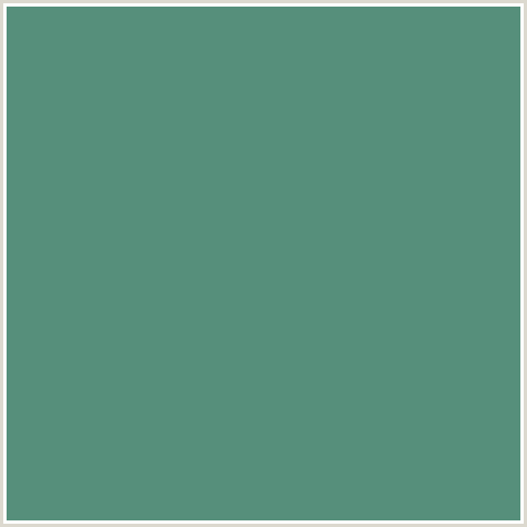568F7B Hex Color Image (GREEN BLUE, PATINA)