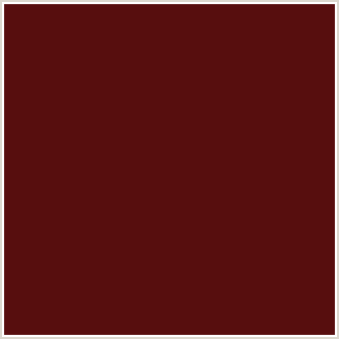 570E0E Hex Color Image (MAROON OAK, RED)