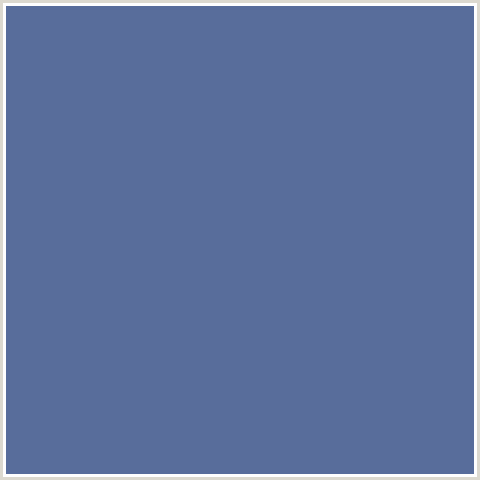586D9B Hex Color Image (BLUE, WAIKAWA GRAY)