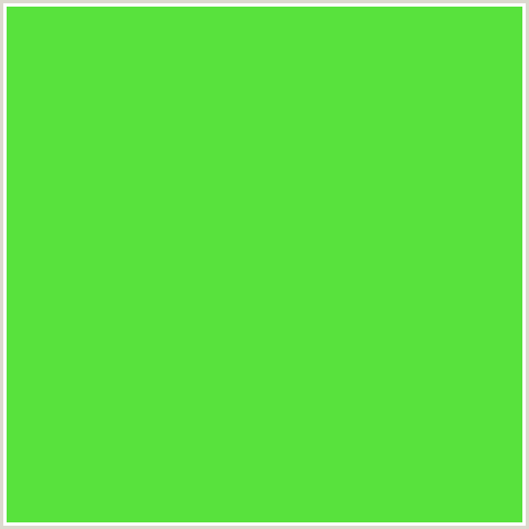 58E23D Hex Color Image (GREEN, LIMA)