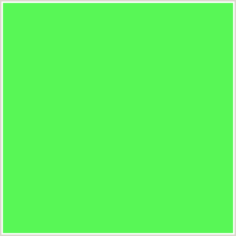 58F756 Hex Color Image (GREEN)