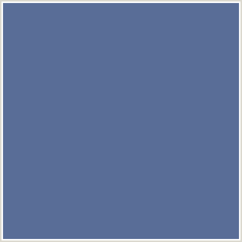 596D97 Hex Color Image (BLUE, WAIKAWA GRAY)