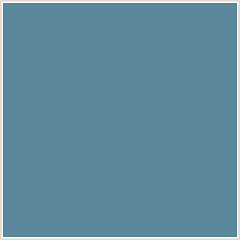 59879C Hex Color Image (HORIZON, LIGHT BLUE)