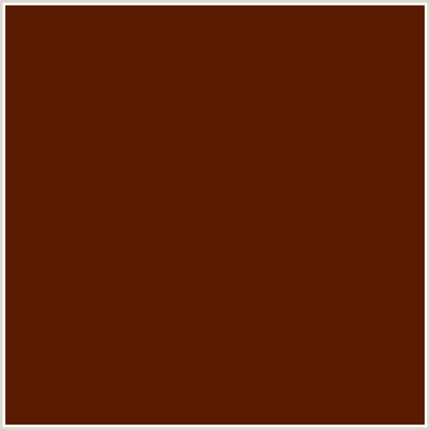 5A1C00 Hex Color Image (INDIAN TAN, RED ORANGE)