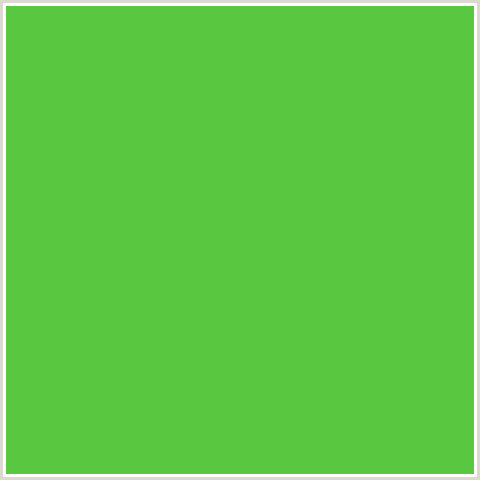 5AC740 Hex Color Image (APPLE, GREEN)