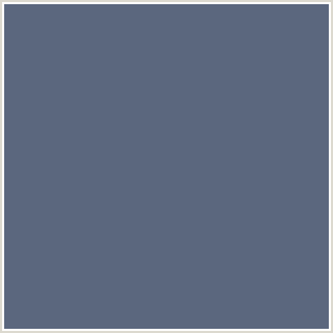 5B677E Hex Color Image (BLUE, COMET)