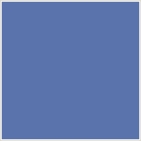 5B73AC Hex Color Image (BLUE, WAIKAWA GRAY)