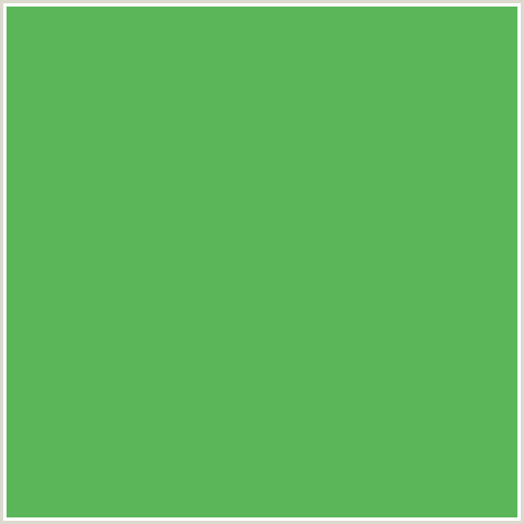 5BB659 Hex Color Image (FERN, GREEN)