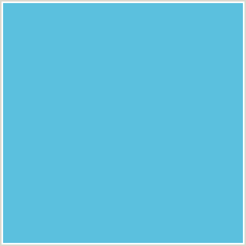 5BC0DE Hex Color Image (LIGHT BLUE, VIKING)