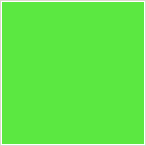 5BE841 Hex Color Image (GREEN, LIMA)