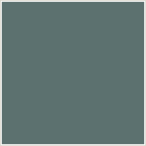 5C716F Hex Color Image (BLUE GREEN, CORDUROY)
