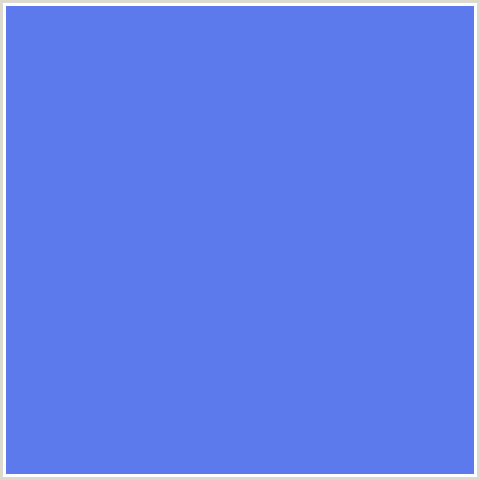 5C7AEC Hex Color Image (BLUE, CORNFLOWER BLUE)