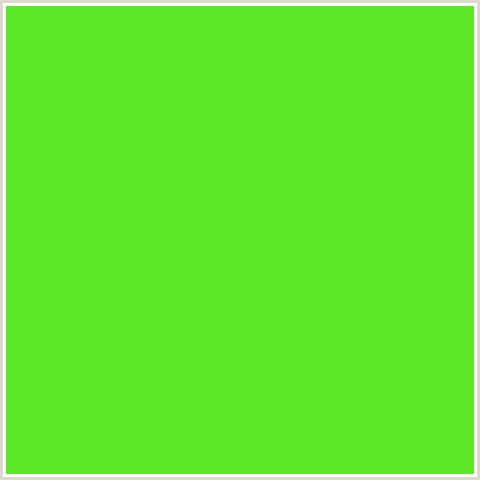 5CE825 Hex Color Image (GREEN, LIMA)