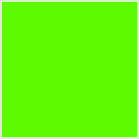 5CFB00 Hex Color Image (BRIGHT GREEN, GREEN)