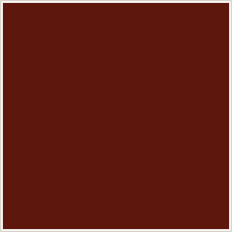 5D170D Hex Color Image (RED, REDWOOD)