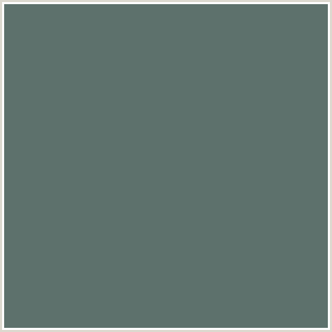 5D716C Hex Color Image (BLUE GREEN, CORDUROY)
