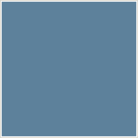 5D819B Hex Color Image (BLUE, HORIZON)