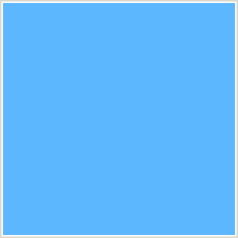 5DB7FF Hex Color Image (BLUE, MALIBU)